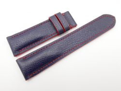22mm/20mm Dark Blue Genuine EPSOM Leather Watch Strap for Panerai #WT1993