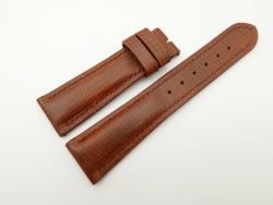 22mm/18mm Red Brown Wax Leather Watch Strap #WT2045
