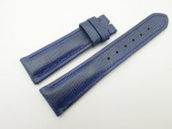 22mm/18mm Blue Wax Leather Watch Strap for Panerai #WT2044