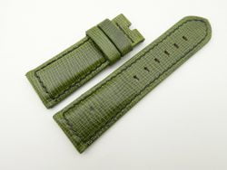 26mm/24mm Green Wax Leather Watch Strap for Panerai #WT2034