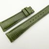 20mm/16mm Green Wax Leather Watch Strap #WT2050