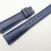 20mm/16mm Blue Wax Leather Watch Strap #WT2049