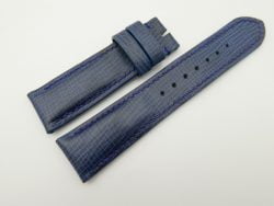 22mm/20mm Blue Wax Leather Watch Strap #WT2057