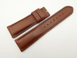 22mm/20mm Red Brown Wax Leather Watch Strap #WT2058