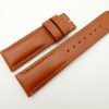 22mm/20mm Cognac Wax Leather Watch Strap #WT2061