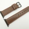 22mm/20mm Brown Genuine EPSOM Calf Leather Watch Strap for Apple Watch 42mm #WT2380