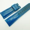 26mm/22mm Light Blue Genuine Lizard Skin Leather Watch Strap #WT2680