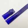 21mm/18mm Blue Genuine Lizard Skin Leather Watch Strap Deployment Band for IWC #WT2727