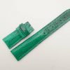 21mm/18mm Jade Green Genuine Lizard Skin Leather Watch Strap Deployment Band for IWC #WT2730