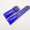 26mm/22mm Light Blue Genuine Lizard Skin Leather Watch Strap #WT2909