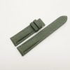 19mm/18mm Dark Green Genuine EPSOM CALF Skin Leather Watch Strap #WT3044