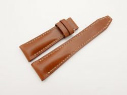22mm/18mm Brown Genuine Vegtan CALF Skin Leather Watch Strap for IWC #WT3049