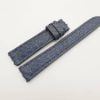 18mm/16mm Blue Black Genuine Python Skin Leather Watch Strap #WT2927