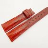 20mm/17mm Red Genuine Lizard Skin Watch Strap #WT2930