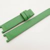 13mm/12mm Green Genuine EPSOM Calf Skin Leather Watch Strap 100/60mm #WT2934