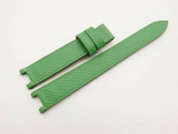 13mm/12mm Green Genuine EPSOM Calf Skin Leather Watch Strap 100/60mm #WT2934