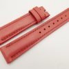 18mm/16mm Red Genuine Vegtan CALF Skin Leather Watch Strap #WT3085