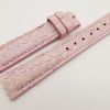 18mm/16mm Pink Genuine Python Skin Leather Watch Strap #WT3088