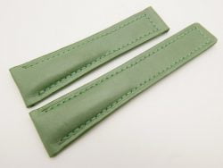 22mm/18mm Green Genuine Vegtan CALF Skin Deployment Strap for TAG HEUER 105/85mm #WT3130