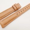 16mm/14mm Beige Genuine Vegtan CALF Skin Leather Watch Strap #WT3168
