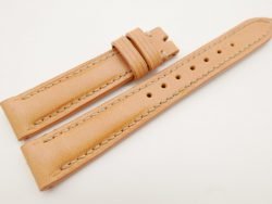 16mm/14mm Beige Genuine Vegtan CALF Skin Leather Watch Strap #WT3169