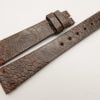 18mm/14mm Brown Genuine OSTRICH Skin Leather Watch Strap Band #WT3283