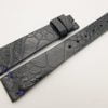 18mm/14mm Dark Navy Blue Genuine OSTRICH Skin Leather Watch Strap Band #WT3285