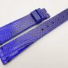 18mm/14mm Cobalt Blue Genuine LIZARD Skin Leather Watch Strap Band #WT3287