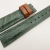 20mm/18mm Green Genuine OSTRICH Skin Leather Watch Strap #WT3356