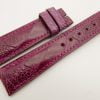 20mm/18mm Pink Genuine OSTRICH Skin Leather Watch Strap #WT3371