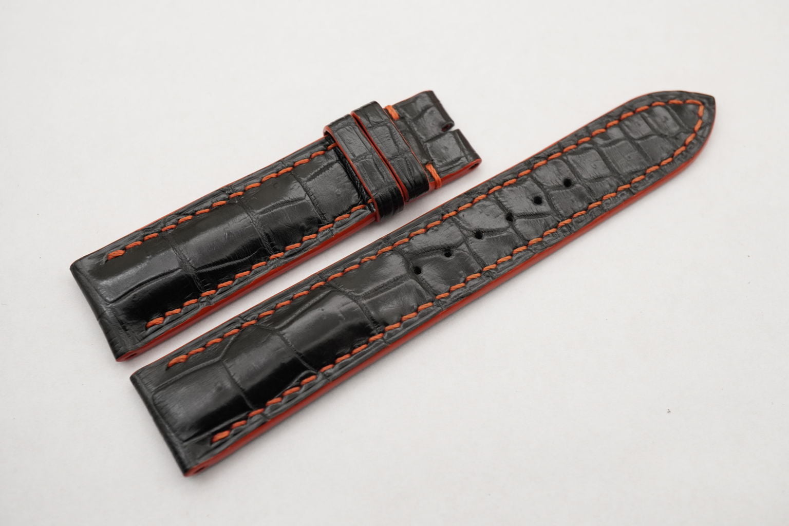 Wholesale Crocodile Leather Watch Strap IW510103_K0008513 main image 0