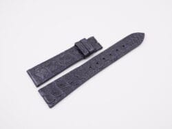 20mm/16mm Dark Navy Blue Genuine Crocodile Skin Leather Watch Strap #WT12856