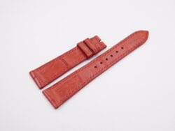 20mm/16mm Red Genuine Crocodile Skin Leather Watch Strap #WT13135