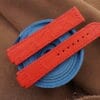 High Grade Matte Red Crocodile Leather Deployment Strap for Cartier Ballon 28mm, 33mm, 36mm, 42mm, 44mm - CUSTOM MADE SERVICE CT2357
