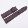20mm/18mm Dark Brown Togo Skin Leather Watch Strap 110/70mm #WT13943