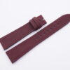 20mm/16mm Burgundy Nubuck Leather Watch Strap With Quick Release Function 115/75mm #WT13879