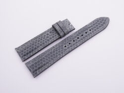 20mm/18mm Gray Genuine Sea Snake Skin Leather Watch Strap With Quick Release Function #WT13926