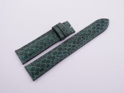 20mm/18mm Green Genuine Sea Snake Skin Leather Watch Strap With Quick Release Function #WT13932
