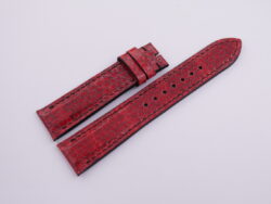 20mm/18mm Red Genuine Sea Snake Skin Leather Watch Strap With Quick Release Function #WT13933