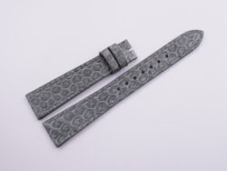 18mm/14mm Gray Genuine Sea Snake Skin Leather Watch Strap #WT14092