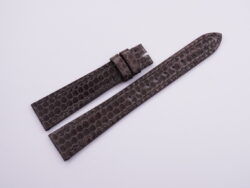 18mm/14mm Dark Brown Genuine Sea Snake Skin Leather Watch Strap #WT14097