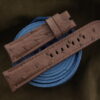 Light Brown Ostrich Quill Leather Watch Strap For Panerai - CUSTOM MADE SERVICE CT2834