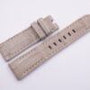 22mm/20mm Taupe Genuine Crocodile Skin Leather Watch Strap for Panerai #WT14015