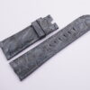 26mm/22mm Gray Genuine Python Skin Leather Watch Strap for Panerai #WT14047