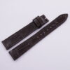 16mm/14mm Dark Brown Embossed Crocodile Leather Watch Strap With Quick Release Function 110/80mm #WT14101