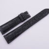 20mm/16mm Gray Genuine Crocodile Skin Leather Watch Strap With Quick Release Function #WT14114