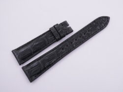 20mm/16mm Gray Genuine Crocodile Skin Leather Watch Strap With Quick Release Function #WT14114