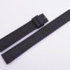 17.5mm/16mm Black Saffiano Leather Integrated Strap for Cartier Dumont Large 140/90mm #WT14116