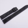 16mm/14mm Black Genuine Crocodile Skin Leather Watch Strap for Cartier Tank Must Small / Tank Louis Small / Ronde 29mm  #WT14119