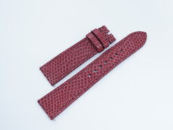 20.5mm/18mm Blood Red Lizard Leather Watch Strap #WT14134